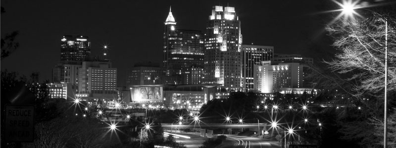 Raleigh skyline by LaRocque Photography